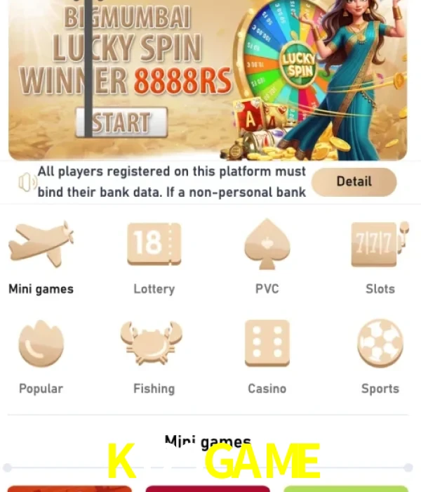 K123GAME login